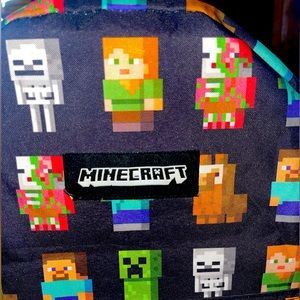 Minecraft School bag / backpack almost never used zippers work great and  roomy